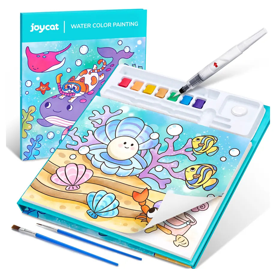 Joycat Ocean Watercolor Painting Book