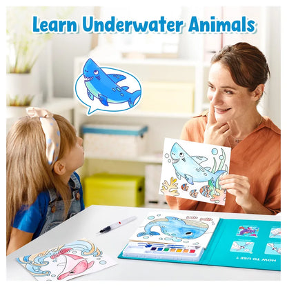 Joycat Ocean Watercolor Painting Book