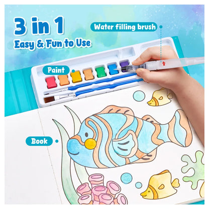Joycat Ocean Watercolor Painting Book