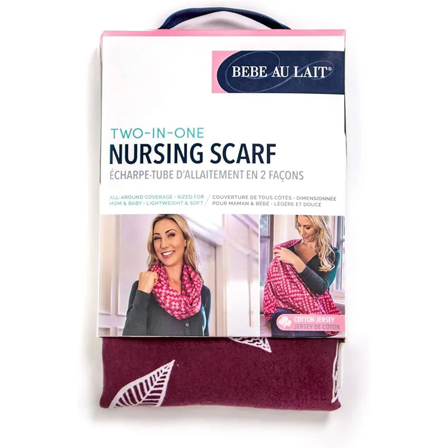 Bebe Au Lait Plum Jersey Nursing Scarf Bebe Au Lait Plum Jersey Nursing Scarf