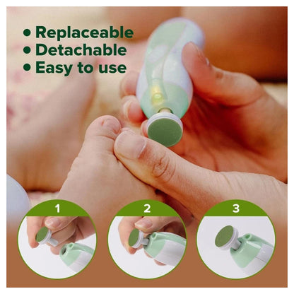 Haakaa Baby Nail Care Set Replacement Pads (Meadow)