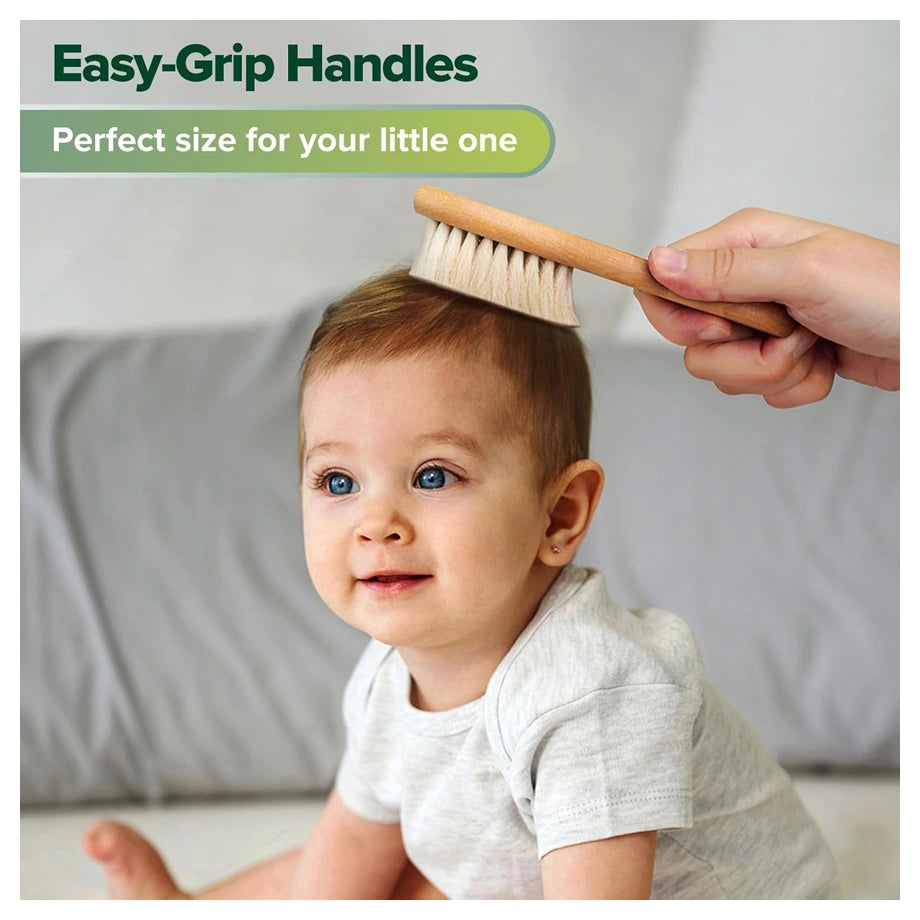 Haakaa Goat Baby Brush & Comb Set