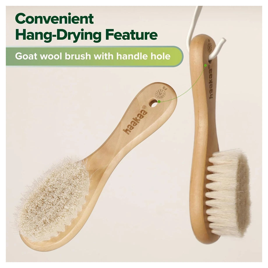 Haakaa Goat Baby Brush & Comb Set