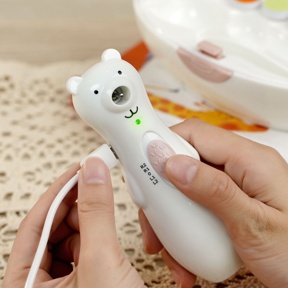 Haakaa - Happii Bear Nail Care Set - USB Rechargeable