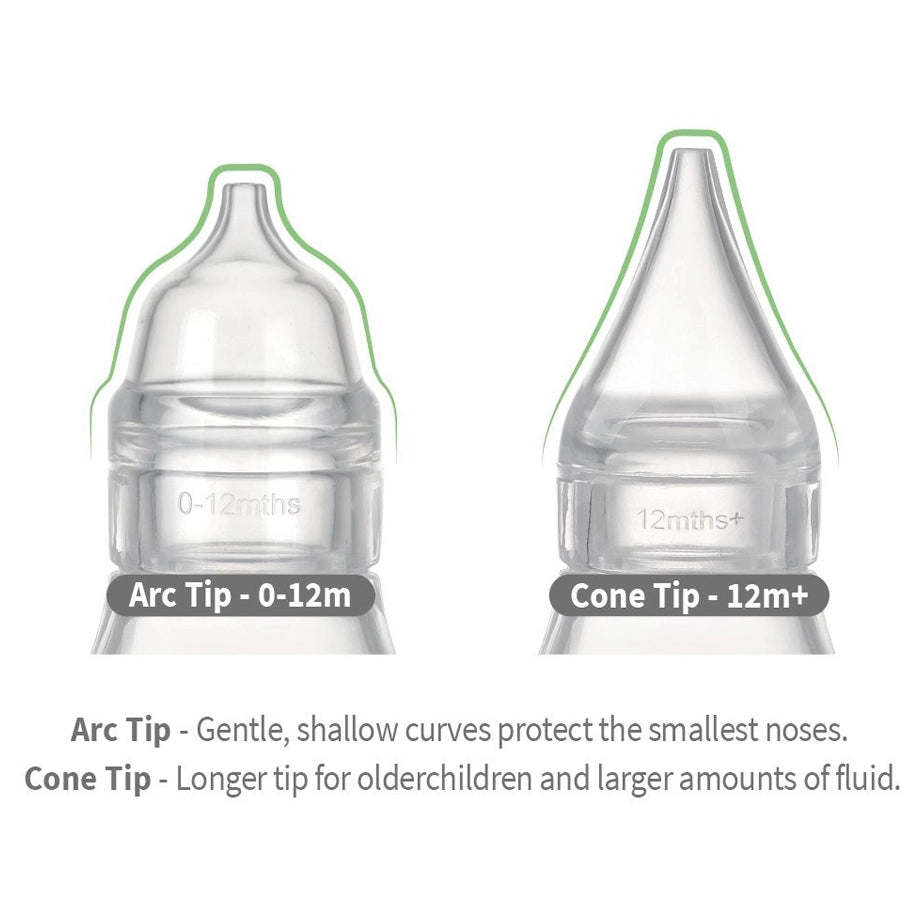 Haakaa Easy Silicone Nasal Snot Aspirator (2 Tips)