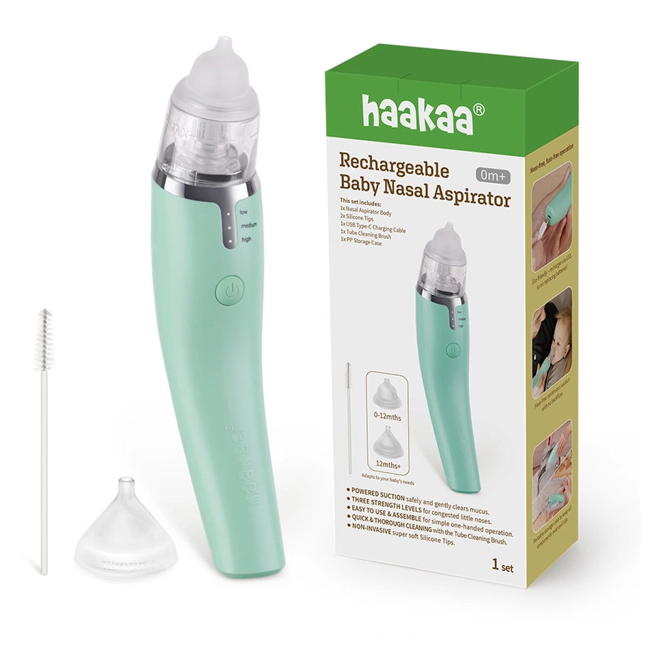 Haakaa Usb Rechargeable Baby Nasal Aspirator