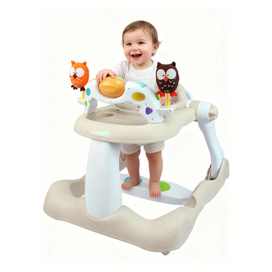 Spuddies 3In1 Walker-Owl Toy (Beige)