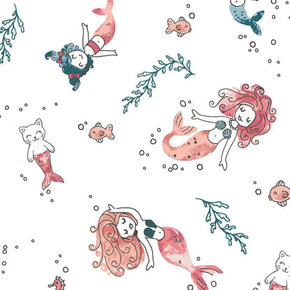 Bebe Au Lait Mermaids Oh So Soft Muslin Sun Hat