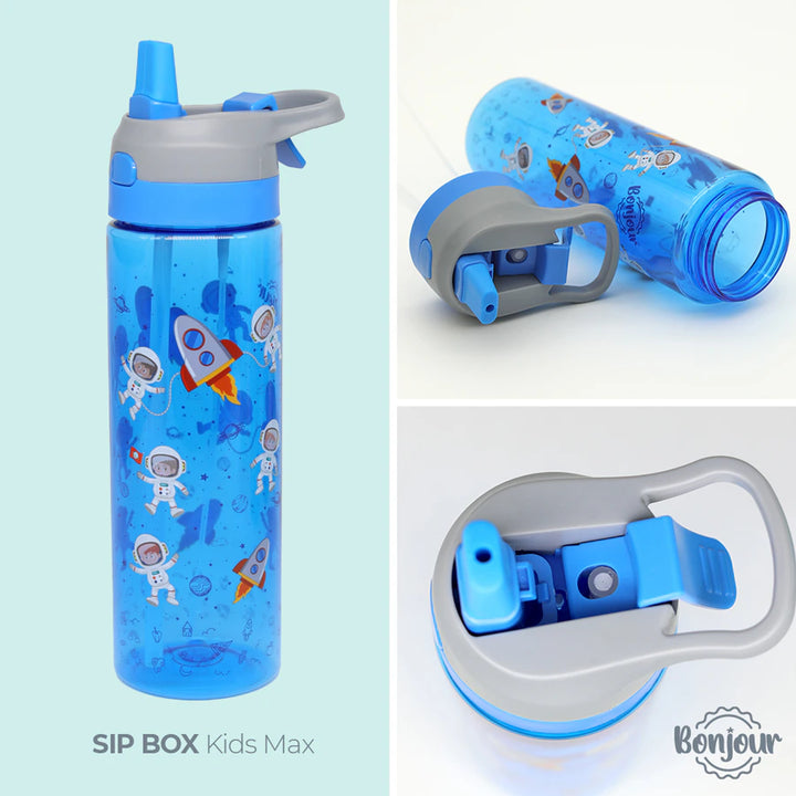 Bonjour Sip Box Kids Mini Blue Spaceman 400ml
