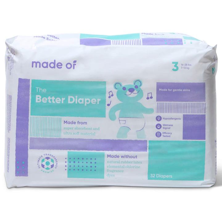 Made Of Diapers Size 3 Pack of 32