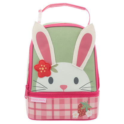 Stephen Joseph Bunny Lunch Pal Bag (Pink/Green)