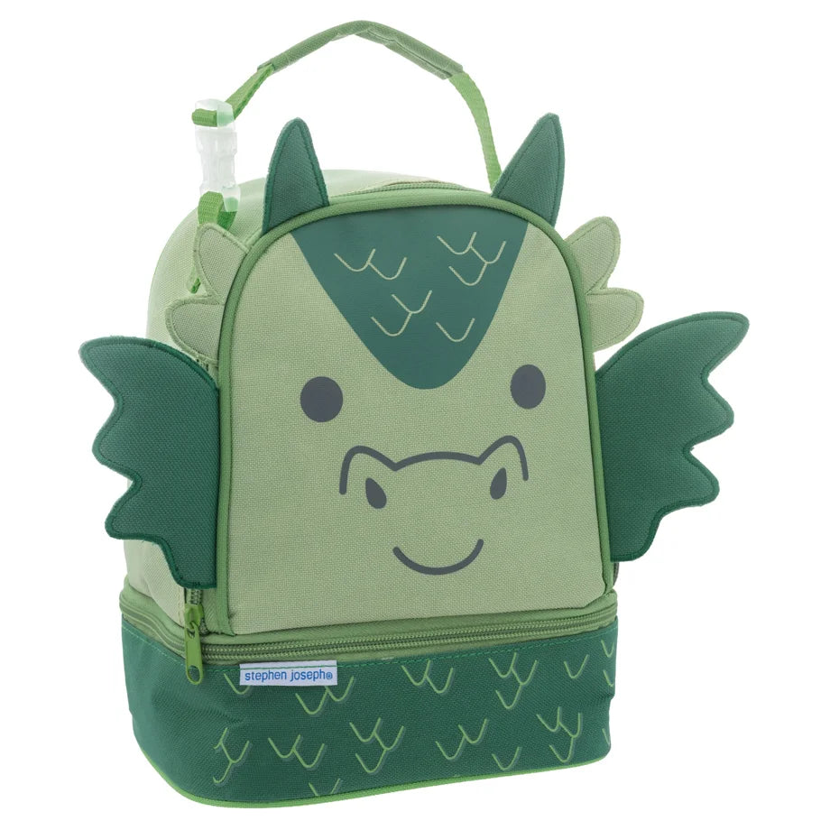 Stephen Joseph Dragon Lunch Pal Bag (Green)