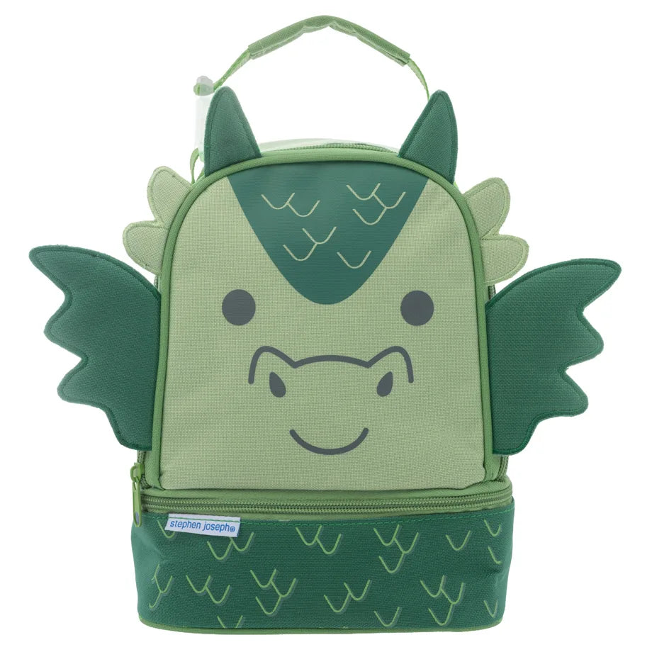 Stephen Joseph Dragon Lunch Pal Bag (Green)