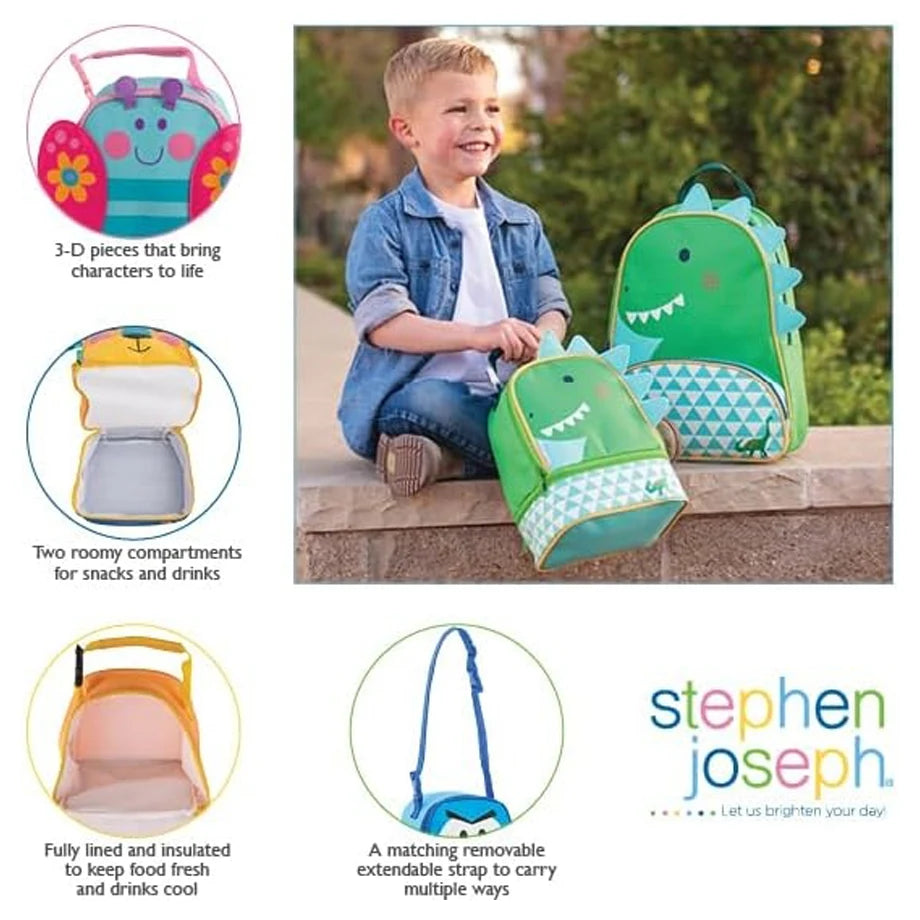 Stephen Joseph Lunch Pals Lunch Bag (Dino)