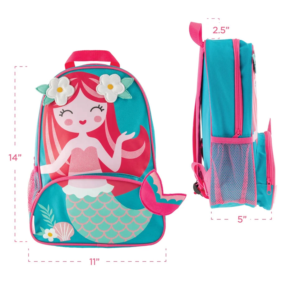 Stephen Joseph Sidekick Backpack (Mermaid)