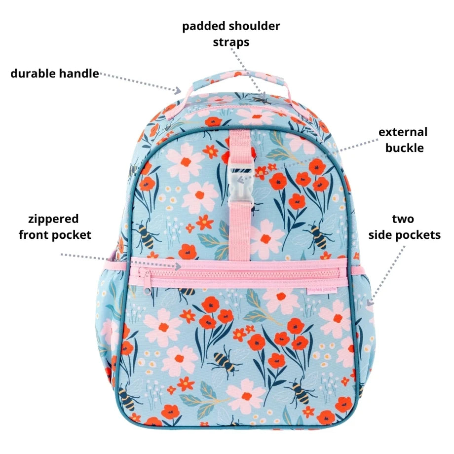 Stephen Joseph All Over Print Backpack (Bee)