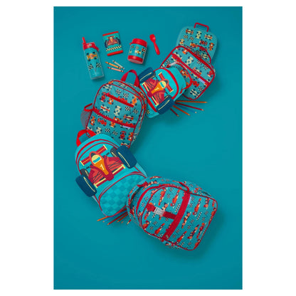 Stephen Joseph All Over Print Backpack (Race Car)