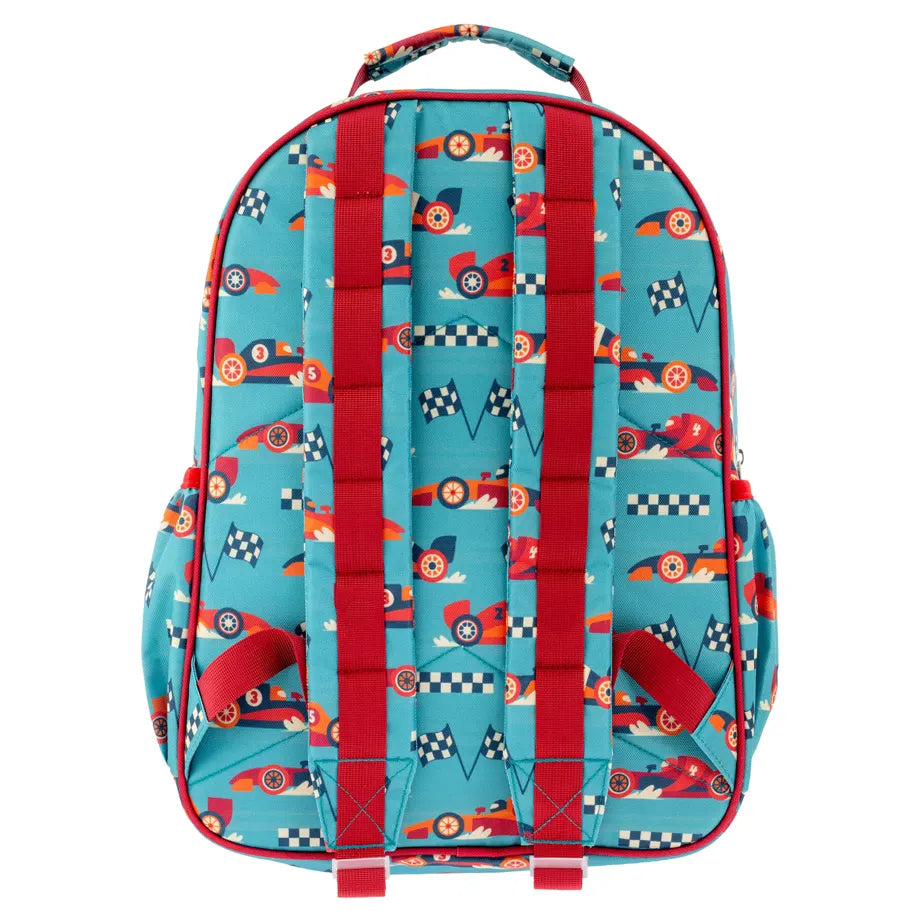 Stephen Joseph All Over Print Backpack (Race Car)
