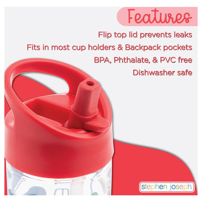Stephen Joseph Flip Top Bottle (Princess/Castle)