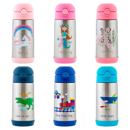 Stephen Joseph Double Wall SS Bottle (Mushroom)