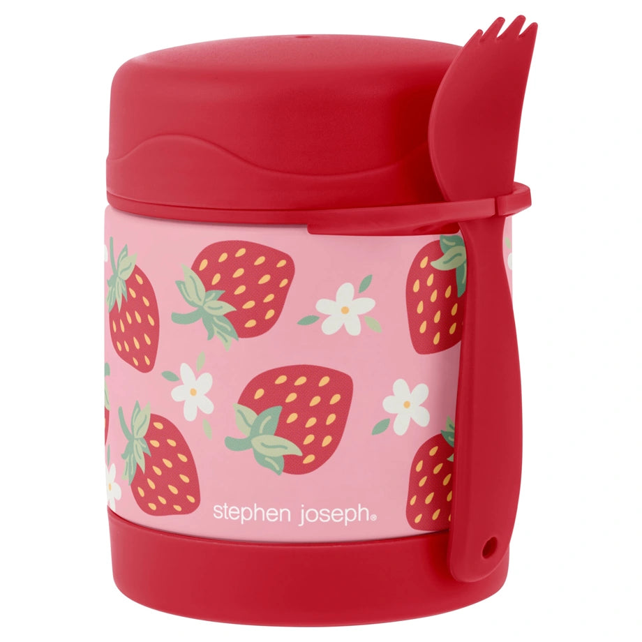 Stephen Joseph Insulated Food Jar (Strawberry)