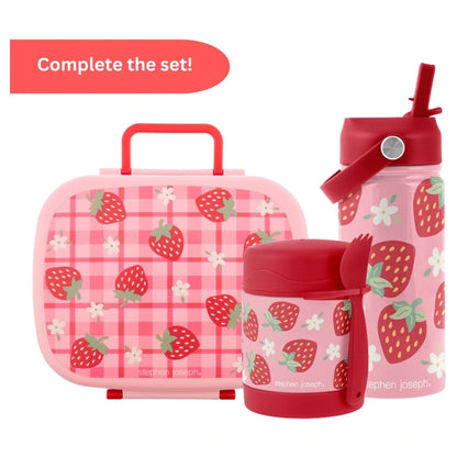 Stephen Joseph Insulated Food Jar (Strawberry)