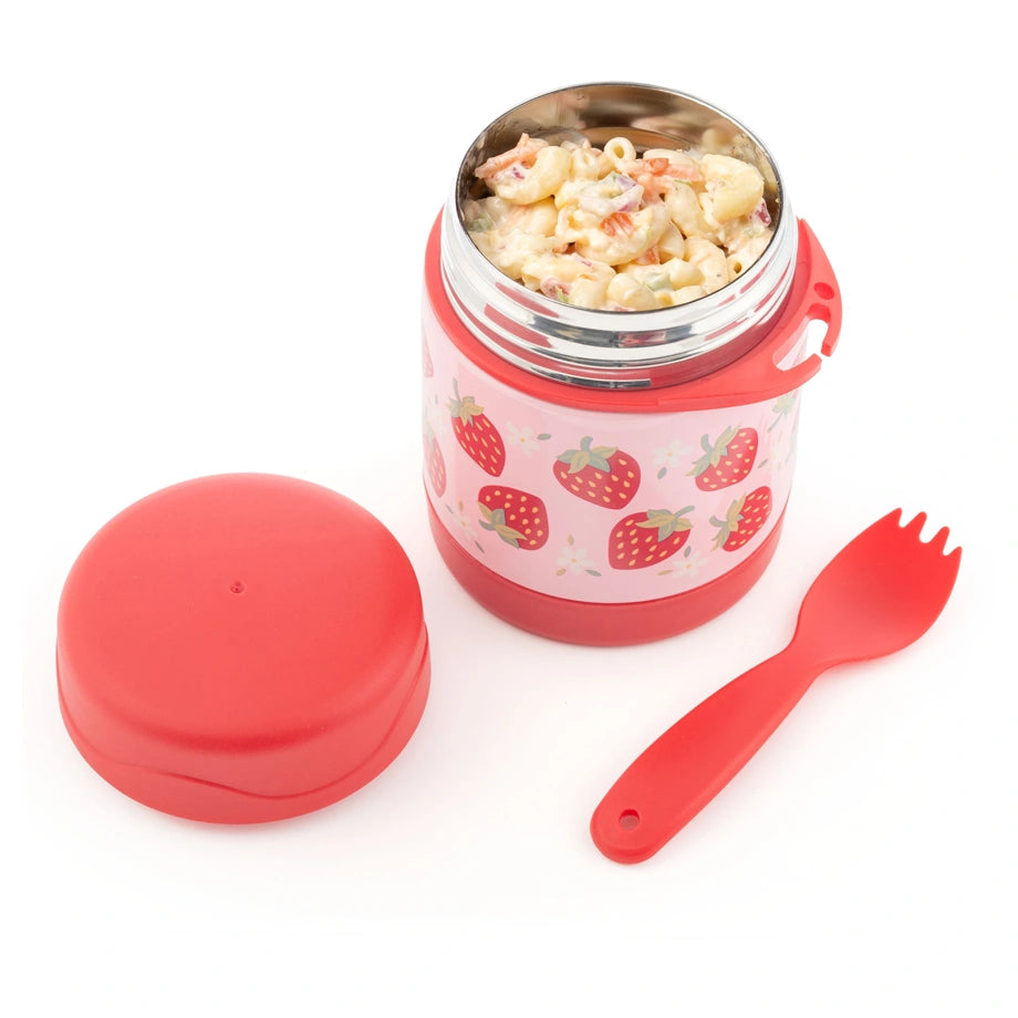 Stephen Joseph Insulated Food Jar (Strawberry)