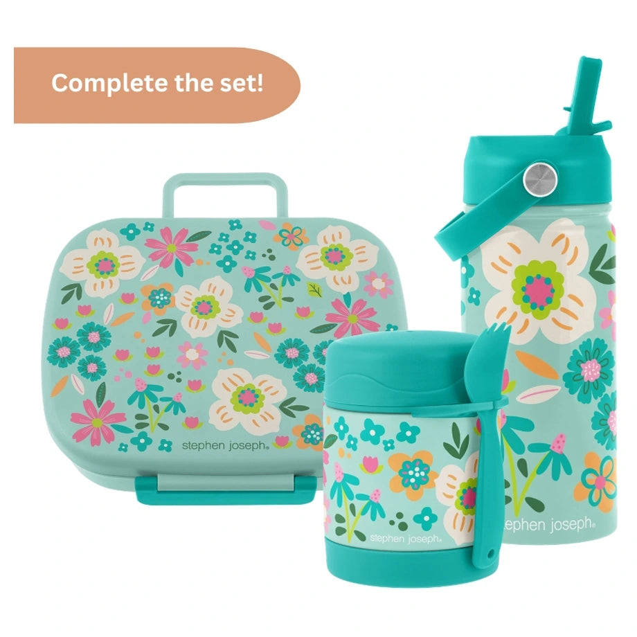 Stephen Joseph Insulated Food Jar (Flower)