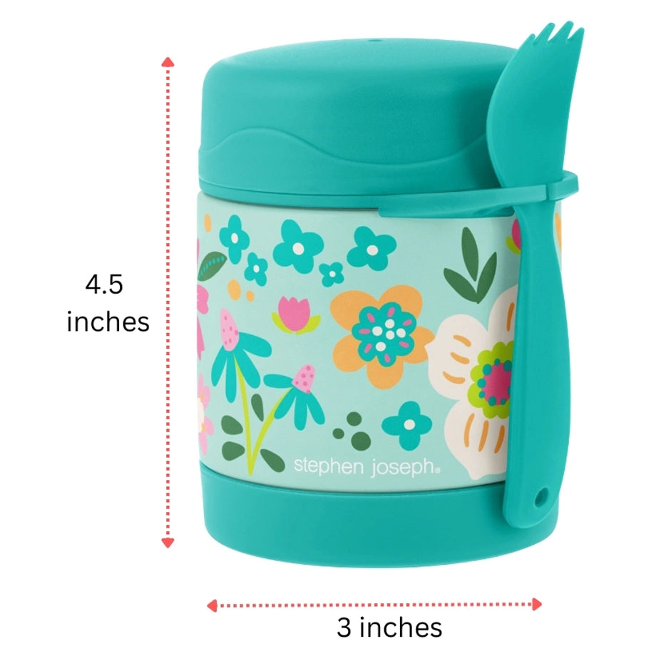 Stephen Joseph Insulated Food Jar (Flower)
