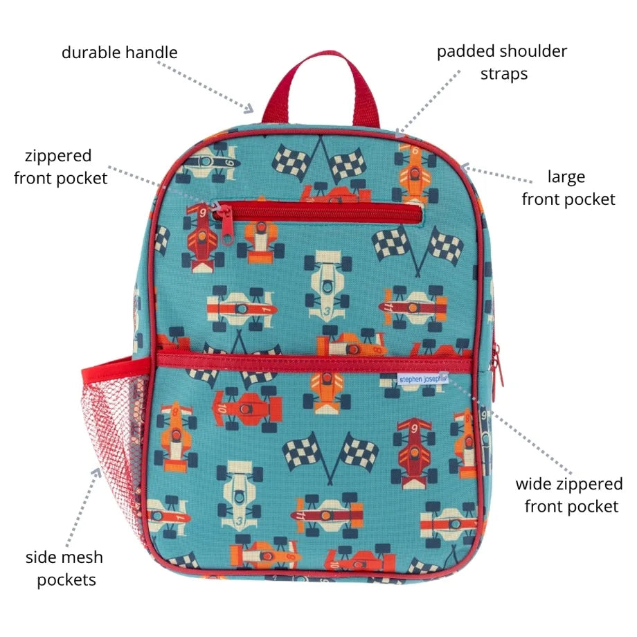 Stephen Joseph Junior Backpack (Race Car)
