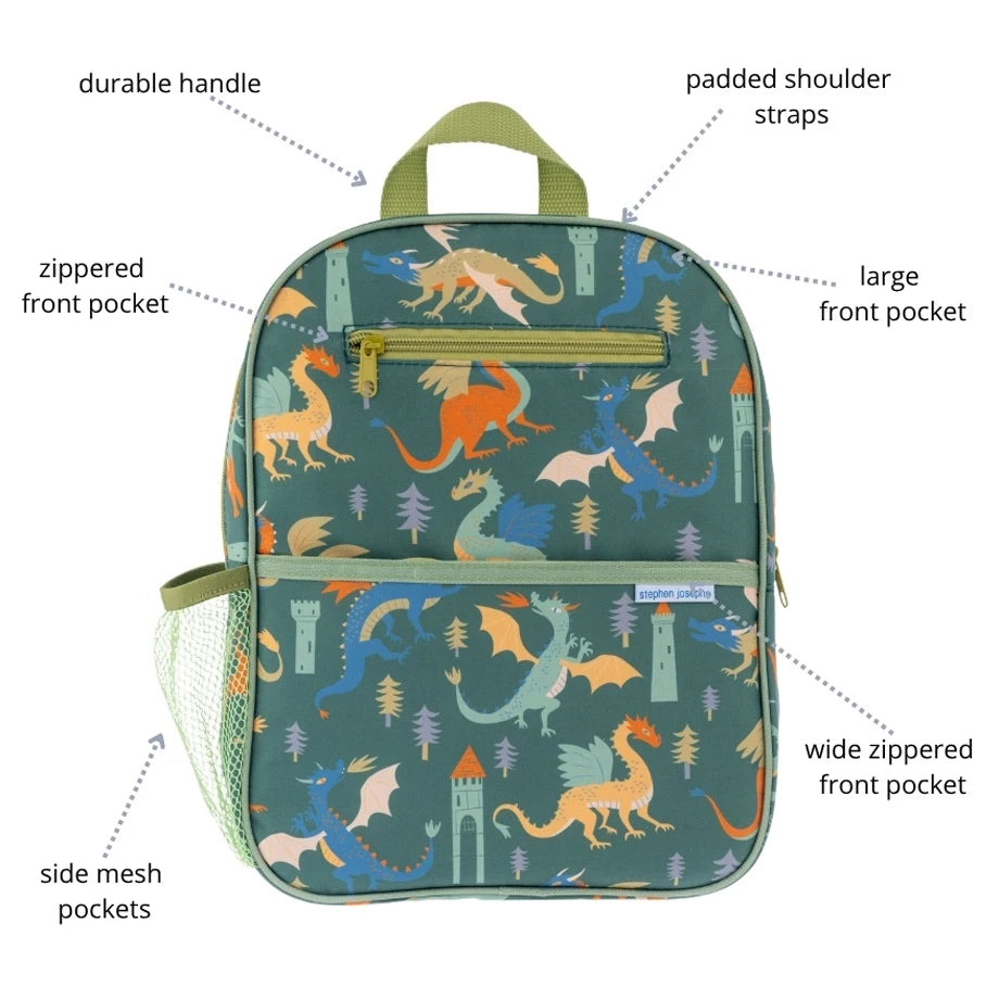 Stephen Joseph Junior Backpack (Dragon)