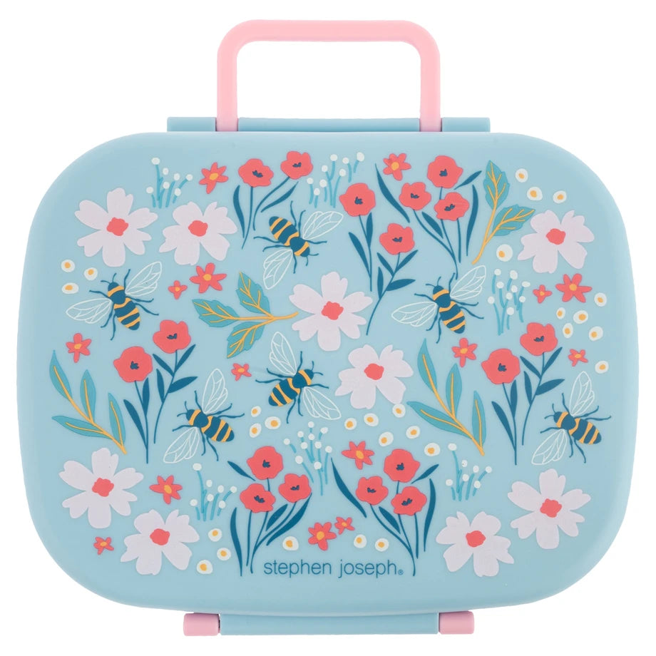 Stephen Joseph Bento Box With Removable Tray (Bee)