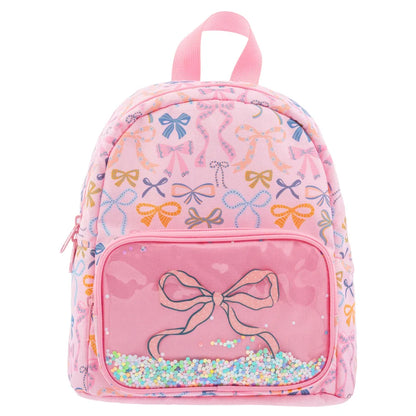 Stephen Joseph Mini Glitter Backpack (Bows)