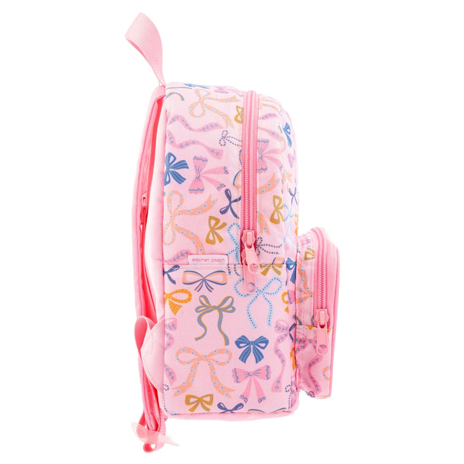 Stephen Joseph Mini Glitter Backpack (Bows)