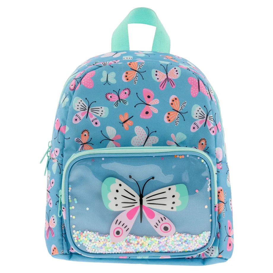 Stephen Joseph Mini Glitter Backpack (Butterfly)