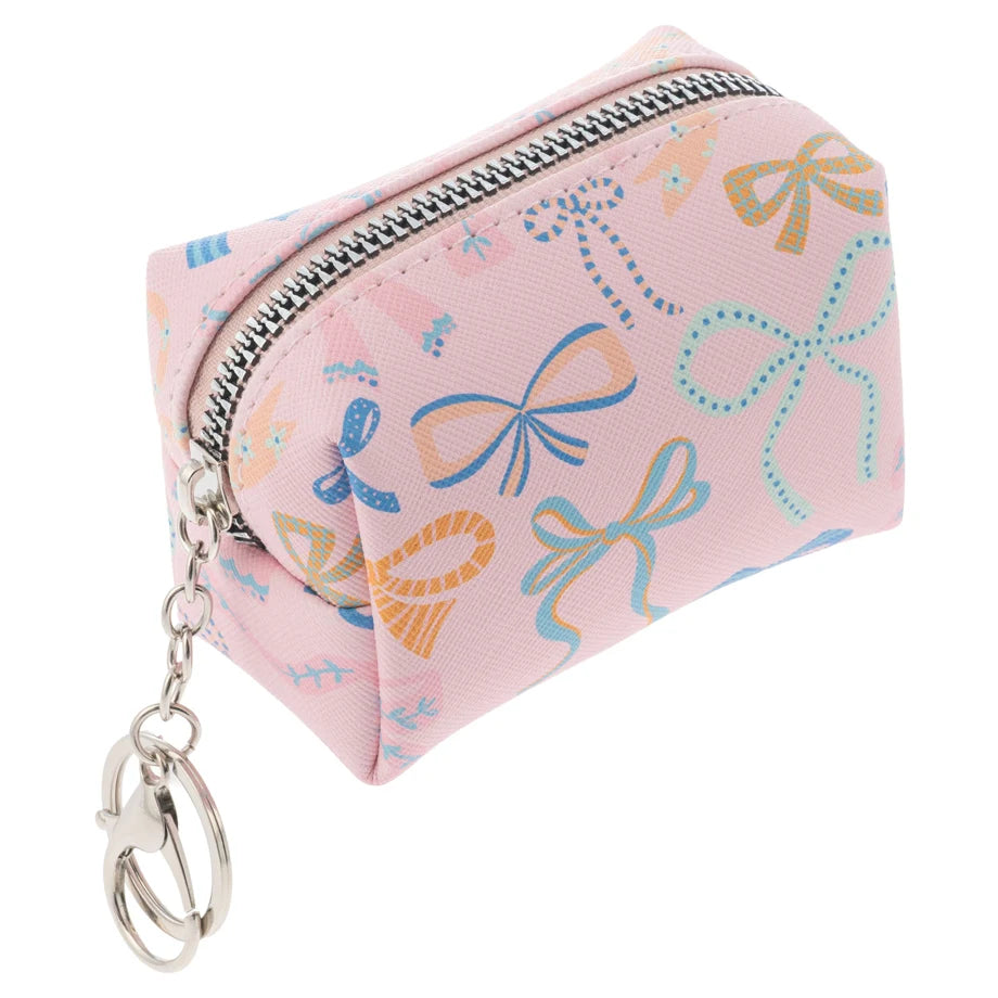 Stephen Joseph Bag Charm Zipper Pouch (Bows)