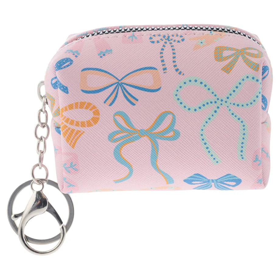 Stephen Joseph Bag Charm Zipper Pouch (Bows)