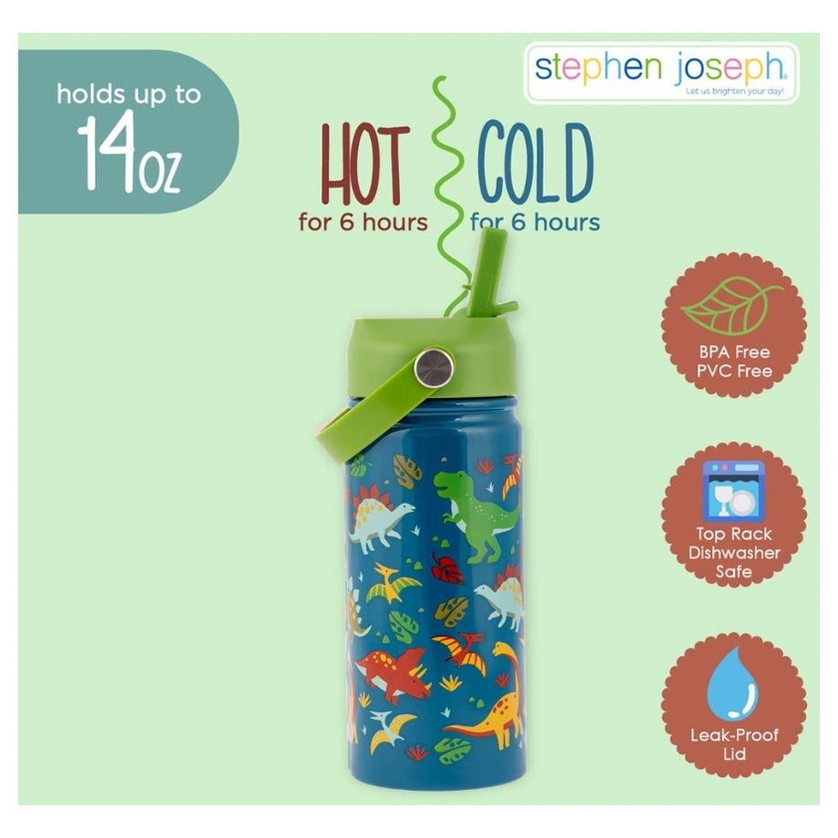 Stephen Joseph Insulated SS Bottle With Handle (Construction)