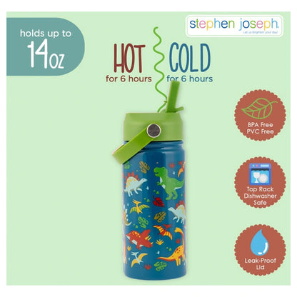 Stephen Joseph Insulated SS Bottle With Handle (Construction)