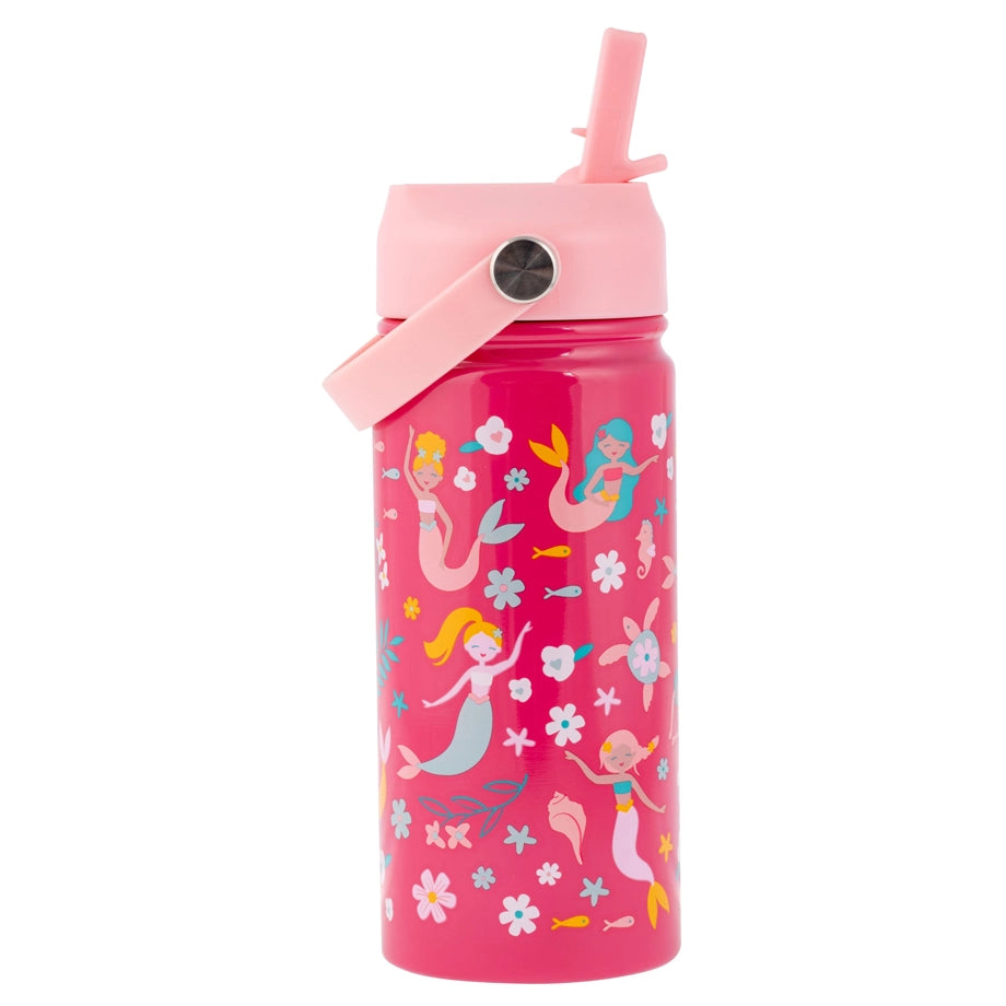 Stephen Joseph Insulated SS Bottle With Handle (Mermaid)