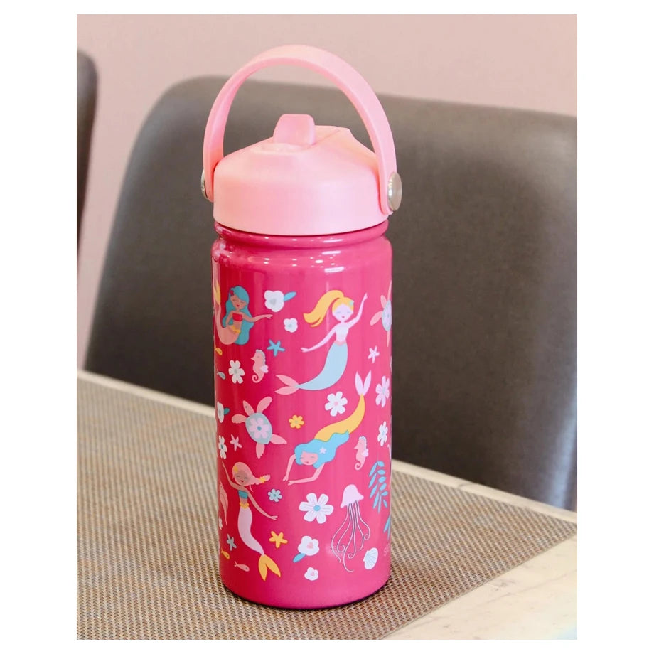 Stephen Joseph Insulated SS Bottle With Handle (Mermaid)