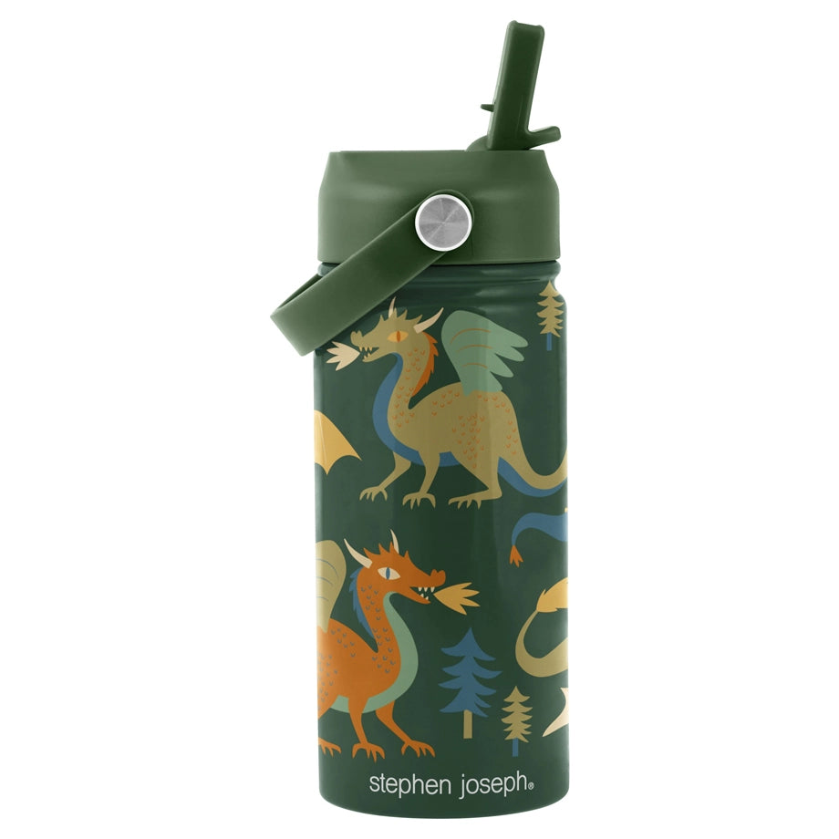 Stephen Joseph Insulated SS Bottle With Handle (Dragon)