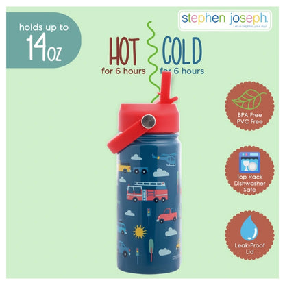 Stephen Joseph Insulated SS Bottle With Handle (Transportation)