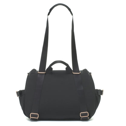 Storksak Poppy Luxe Diaper Bag (Black Scuba)