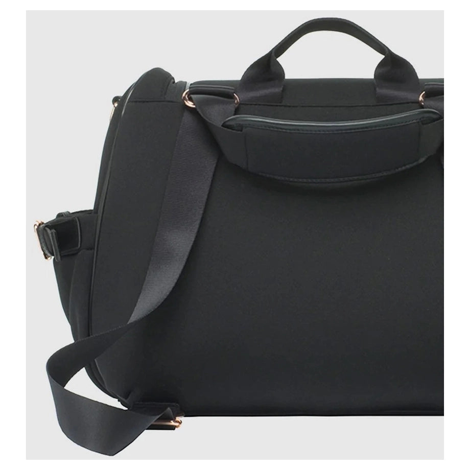 Storksak Poppy Luxe Diaper Bag (Black Scuba)