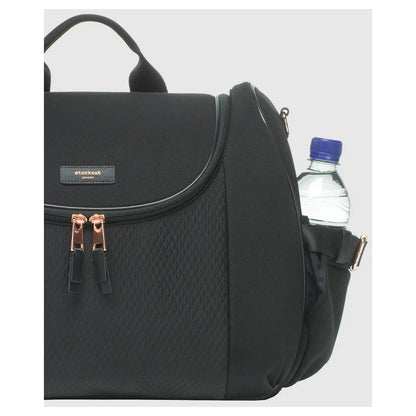 Storksak Poppy Luxe Diaper Bag (Black Scuba)