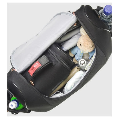 Storksak Poppy Luxe Diaper Bag (Black Scuba)
