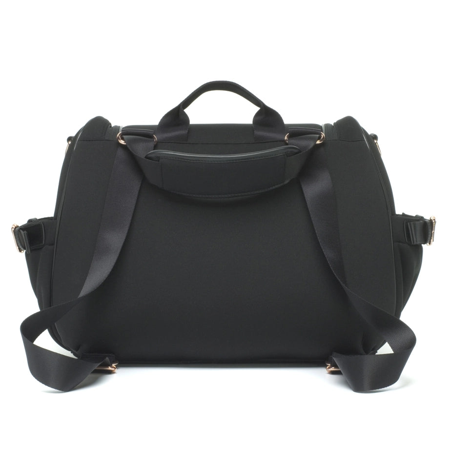 Storksak Poppy Luxe Diaper Bag (Black Scuba)