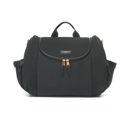 Storksak Poppy Luxe Diaper Bag (Black Scuba)