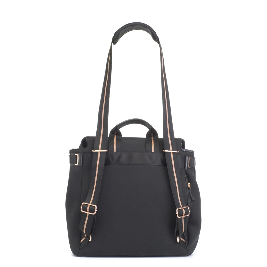 Storksak St. James Diaper Bag (Black/Gold)